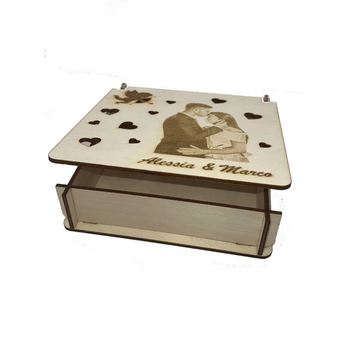 Scatola Personalizzata in Legno "Love Box"