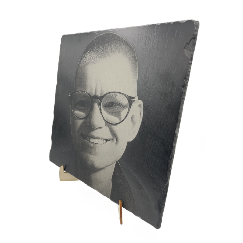 Ardesia Personalizzata Quadrata Incisa al Laser