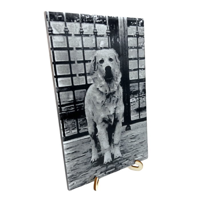 Piastrella Personalizzata Incisa al Laser  | Immagine e Testo Personalizzati