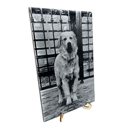 Piastrella Personalizzata Incisa al Laser  | Immagine e Testo Personalizzati