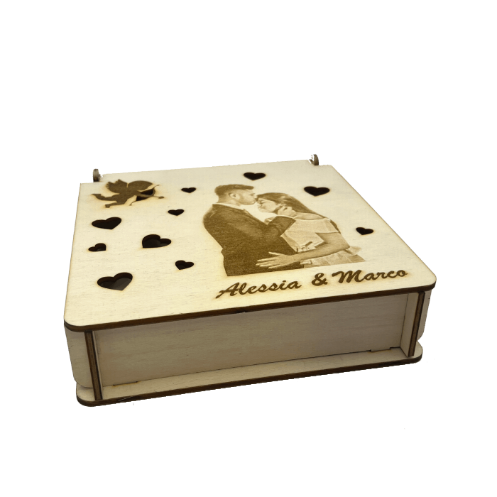 Scatola Personalizzata in Legno "Love Box"