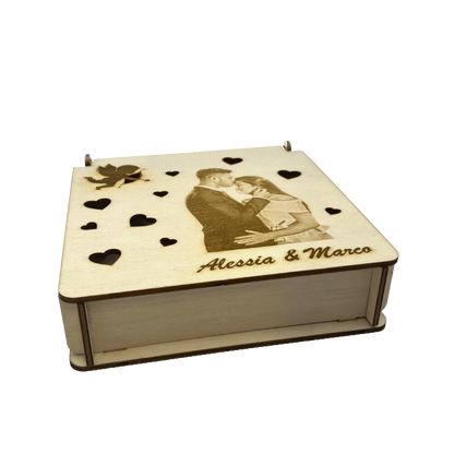 Scatola Personalizzata in Legno "Love Box"