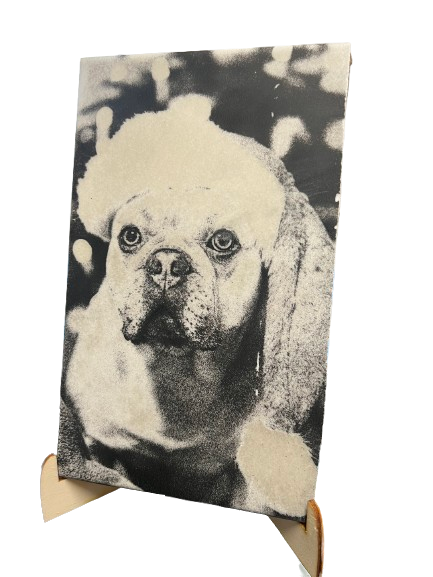 Piastrella Personalizzata Incisa al Laser  | Immagine e Testo Personalizzati