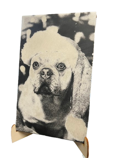 Piastrella Personalizzata Incisa al Laser  | Immagine e Testo Personalizzati