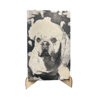 Piastrella Personalizzata Incisa al Laser  | Immagine e Testo Personalizzati