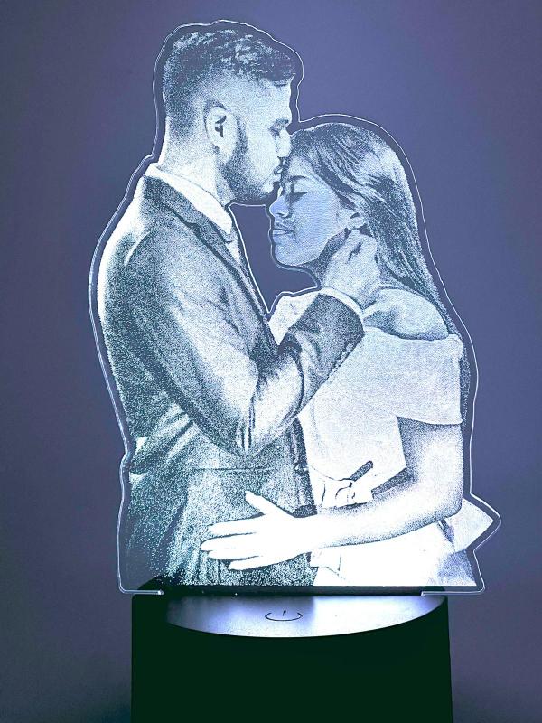 Lampada Personalizzata Con Base A Led