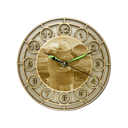 Orologio da Parete Personalizzato in Legno