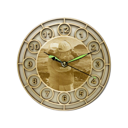 Orologio da Parete Personalizzato in Legno