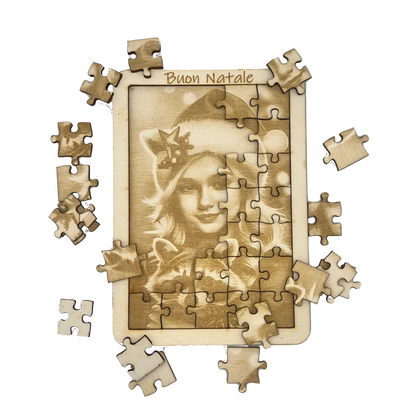 Puzzle in legno personalizzato