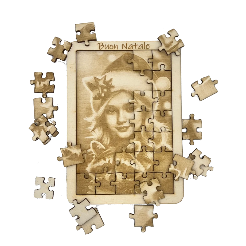 Puzzle in legno personalizzato