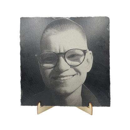 Ardesia Personalizzata Quadrata Incisa al Laser