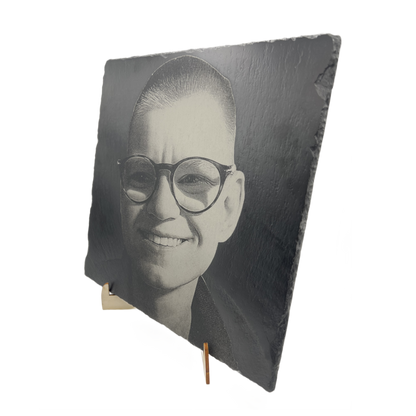 Ardesia Personalizzata Quadrata Incisa al Laser